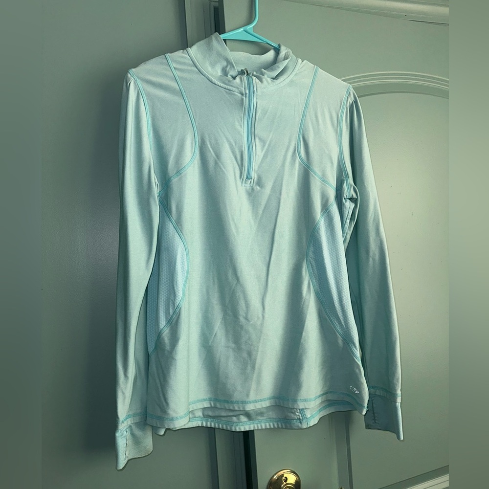 LARGE. Light Blue Athletic Pullover. Champion. MUST BE BUNDLED
